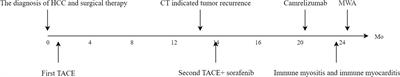 Immune checkpoint inhibitor-induced myocarditis and myositis in liver cancer patients: A case report and literature review